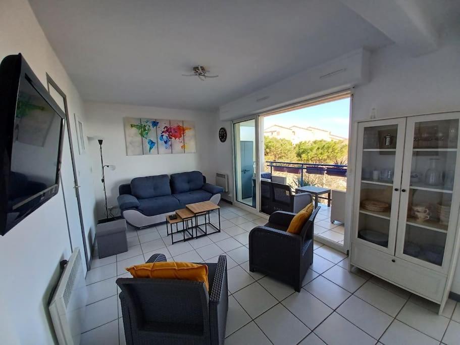 Plain-Pied, Terrasse, Piscine, Pleine Vue Mer, Plage A 6' A Pied, Parking, Wifi Fleury  Exterior foto