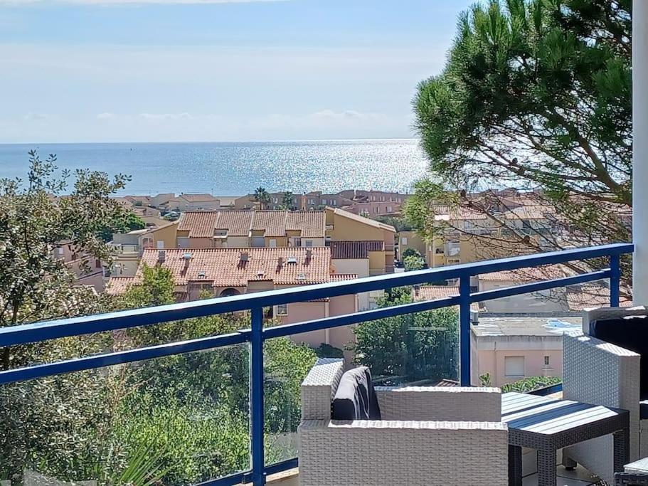 Plain-Pied, Terrasse, Piscine, Pleine Vue Mer, Plage A 6' A Pied, Parking, Wifi Fleury  Exterior foto
