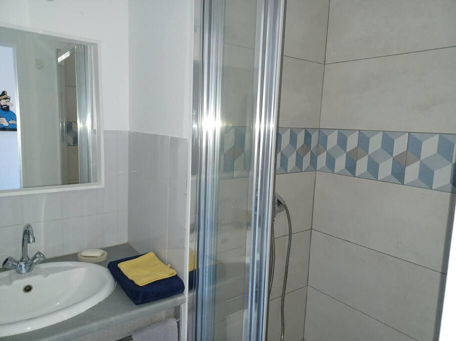 Plain-Pied, Terrasse, Piscine, Pleine Vue Mer, Plage A 6' A Pied, Parking, Wifi Fleury  Exterior foto