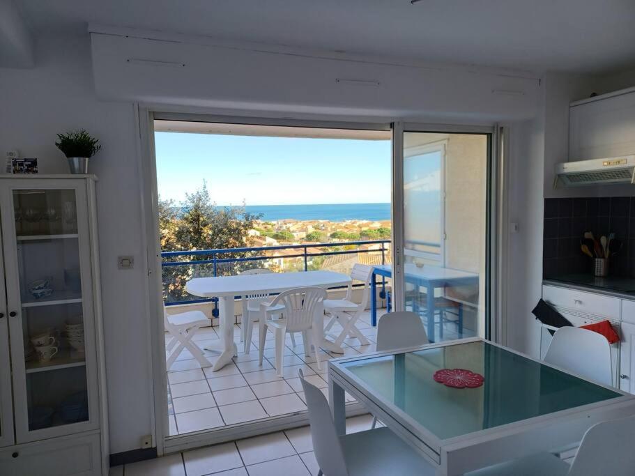 Plain-Pied, Terrasse, Piscine, Pleine Vue Mer, Plage A 6' A Pied, Parking, Wifi Fleury  Exterior foto